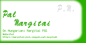 pal margitai business card